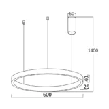BRY LINA OKRUGLA 35W 3in1 LED VISILICA - Elektrometal