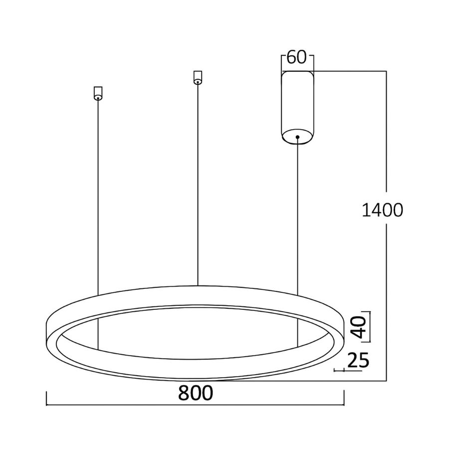 Elektrometal-rasveta-DIMENZIJE-BRY-LINA-PD-2540-OKRUGLA-BELA-45W-3U1-LED-VISILICA BRY LINA OKRUGLA 45W 3in1 LED VISILICA - Elektrometal
