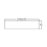 OKRUGLI LED panel 6W nadgradni - Elektrometal
