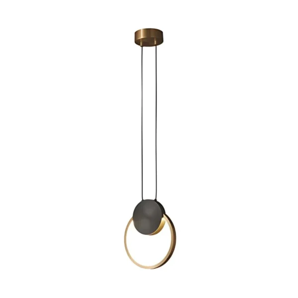 Visilica M10912-1 BR 120x480mm LED crna + staro zlato 13W 3000Kv - Elektrometal