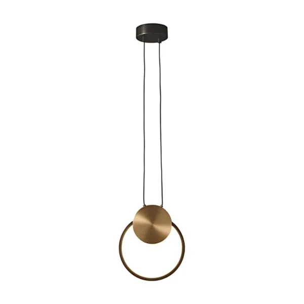 Visilica M10912-1 BR 120x480mm LED crna + staro zlato 13W 3000Kv - Elektrometal