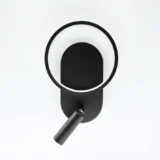 Zidna svetiljka M10914-1Z-B-LED-zidna-lampa-crna-75W-3000K-1 - Elektrometal