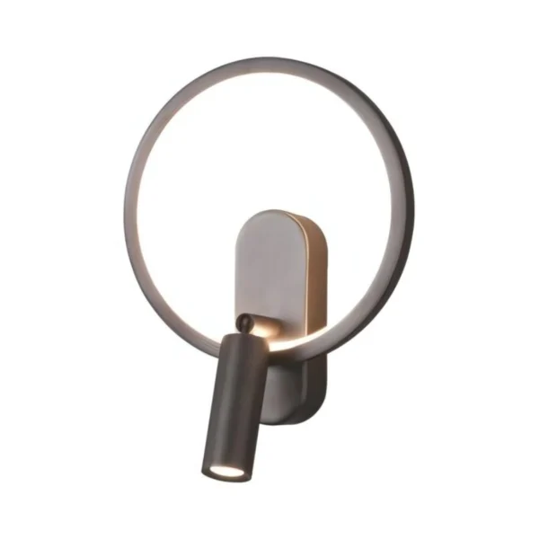 M10916-1Z B LED zidna lampa crna 7+5W 3000K - Elektrometal