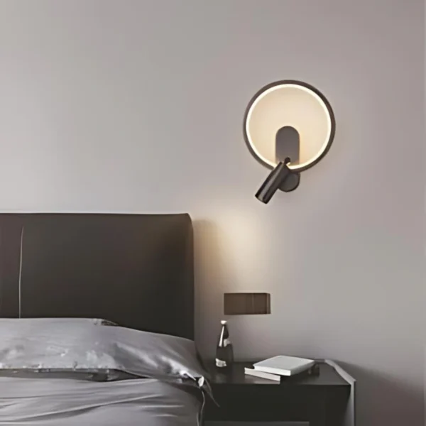 M10916-1Z B LED zidna lampa crna 7+5W 3000K - Elektrometal