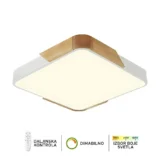 LED PLAFONJERA 18W DRVO KVADRAT SQ-IR + daljinski B - Elektrometal