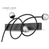 LUNA 323 ZIDNA LAMPA 11W 3000K CRNA - Elektrometal
