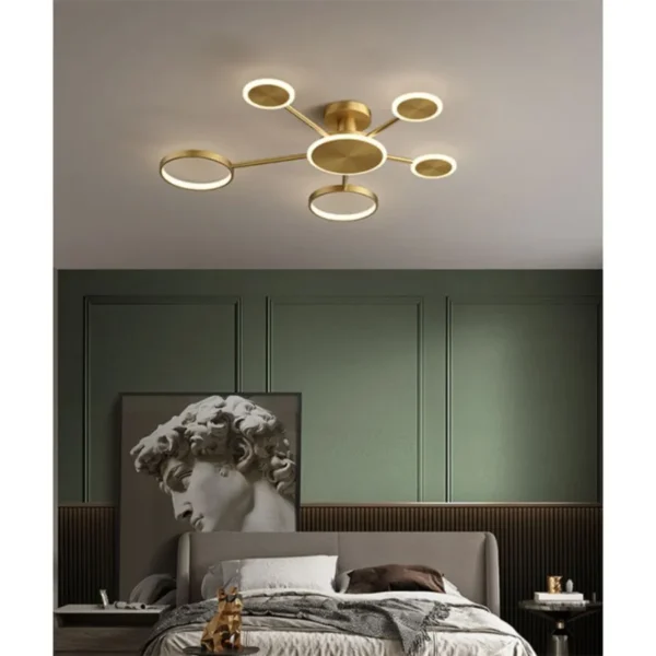 VESTA 367 PLAFONSKA SVETILJKA LED 40W 3000K MESING - Elektrometal