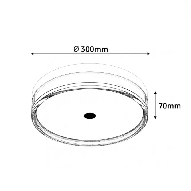 led-plafonjera-bl300cw-24w-2800k4000k6000k-bela