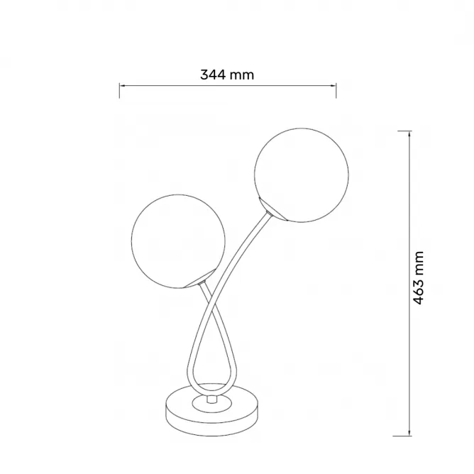 talia46-stona-lampa-2xg9-crna-bakar-1