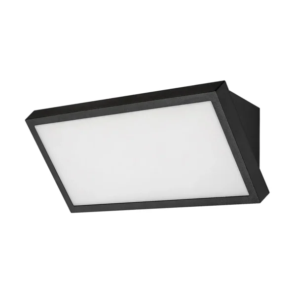 Rabalux Rapla2 77150 crno-bela LED spoljna zidna lampa 18 W iz dodatnog ugla, prikaz 1