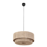SMILLA 366890136 velika Boho visilica od prirodne jute sa crnim mat metalom — dodatni prikaz 2
