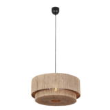 SMILLA 366890136 velika Boho visilica od prirodne jute sa crnim mat metalom
