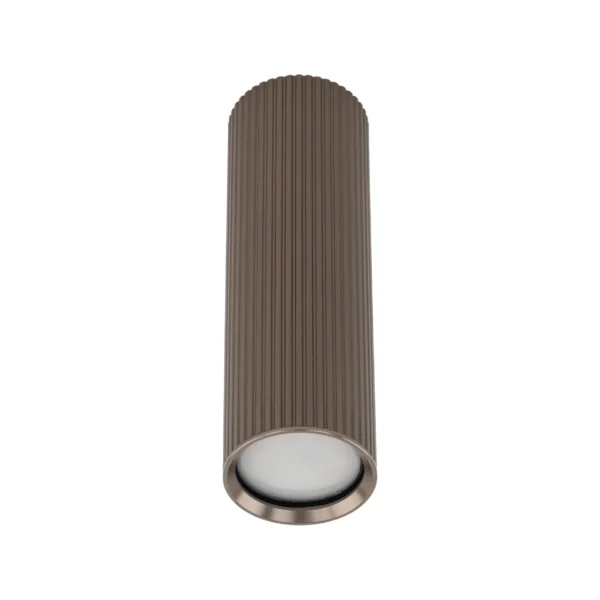 TK Lighting TUNE BROWN M 11028 — braon rebrasto metalno kućište i otvor za gu10 sijalicu