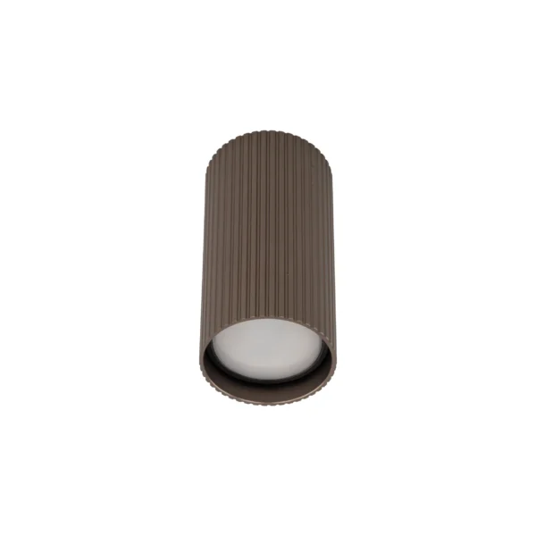 TK Lighting TUNE BROWN S 11027 — braon rebrasto metalno kućište i otvor za gu10 sijalicu